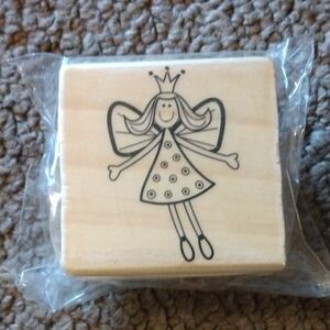 Wooden Fairy Stamp New